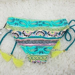 Shade & Shore Swim - Shade & Shore Turquoise Bikini Bottom BoHo Shade & Shore Swim - Shade & Shore Turquoise Bikini Bottom BoHo